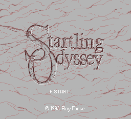 Startling Odyssey Title Screen